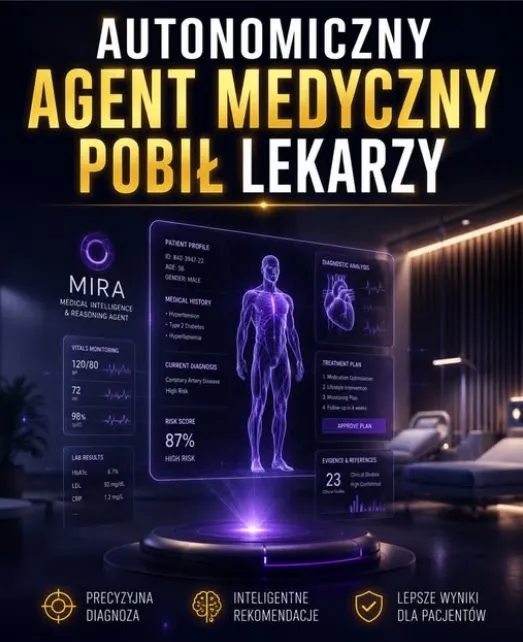 Autonomiczny agent medyczny — przykład generacji AI